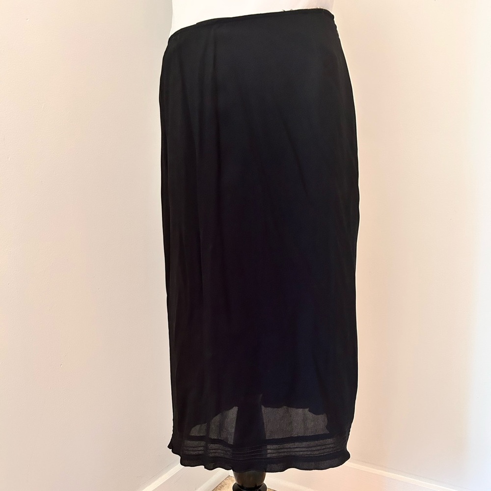 EXPRESS Elegant Black Midi Skirt